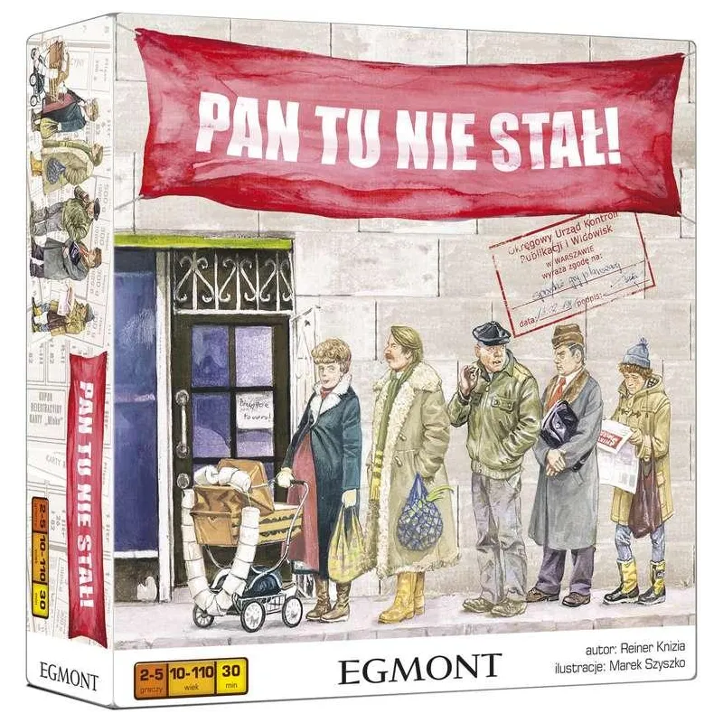 PAN TU NIE STAŁ! GRA PLANSZOWA EGMONT 10+