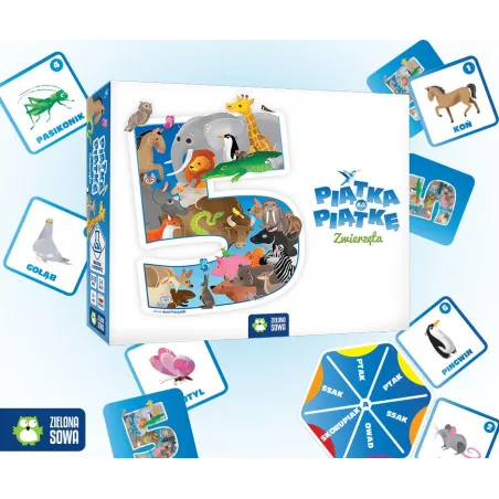 Piątka Na Piątkę! Zwierzęta Gry Edukacyjne 4+
