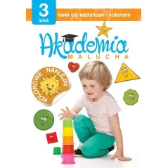 3 LATEK BAWI SIĘ KSZTAŁTAMI I KOLORAMI AKADEMIA MALUCHA - Dragon