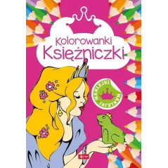 KSIĘŻNICZKI. KOLOROWANKI Z NAKLEJKAMI - Dragon