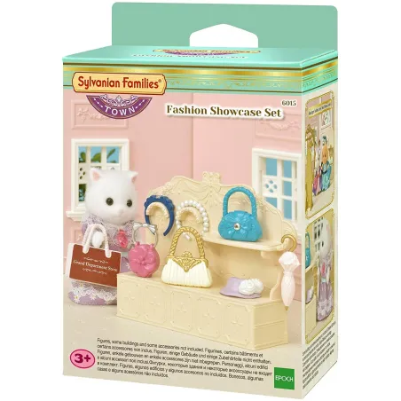 SYLVANIAN FAMILIES TOWN MODNE AKCESORIA ZE STOJAKIEM DLA DZIECI 3+