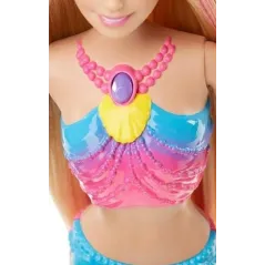 LALKA BARBIE TĘCZOWA SYRENKA DREAMTOPIA 3+