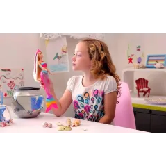 LALKA BARBIE TĘCZOWA SYRENKA DREAMTOPIA 3+