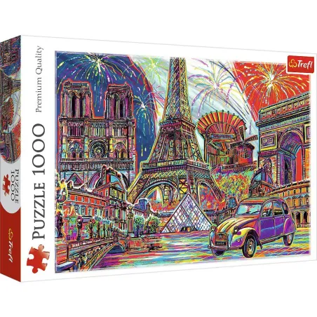 Kolory Paryża Puzzle 1000 Elementów Trefl 12+
