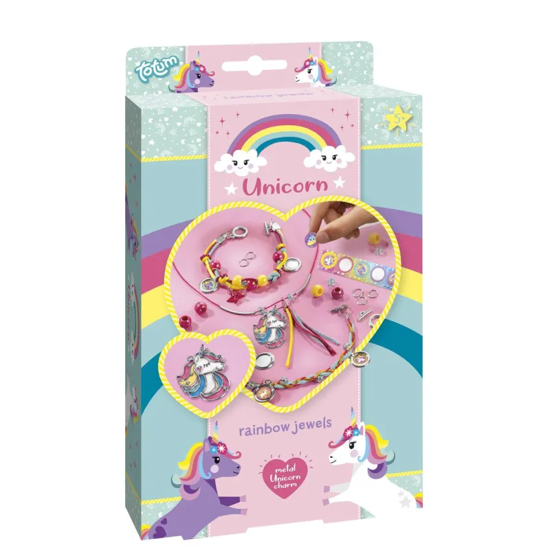 UNICORN RAINBOW ZESTAW DO TWORZENIA BRANSOLETEK 5+