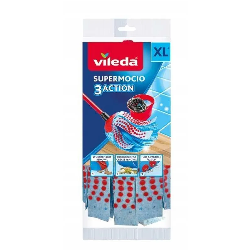 WKŁAD DO MOPA VILEDA 3ACTION VELOUR 137477