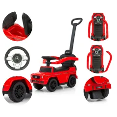 JEŹDZIK  Z RĄCZKĄ MERCEDES G350D RED MILLY MALLY 12-36M