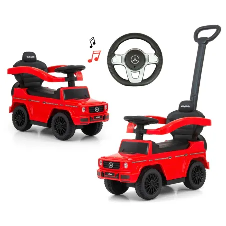 Jeździk  Z Rączką Mercedes G350D Red Milly Mally 12-36M