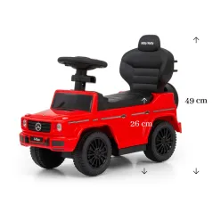 JEŹDZIK  Z RĄCZKĄ MERCEDES G350D RED MILLY MALLY 12-36M