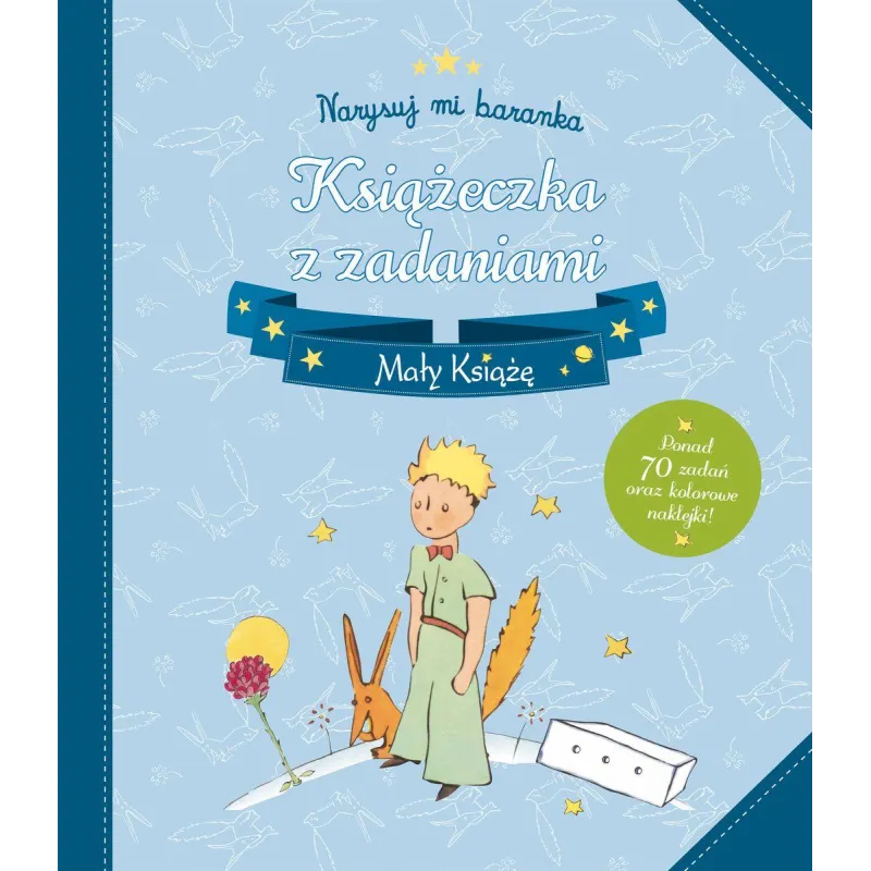 MAŁY KSIĄŻĘ NARYSUJ MI BARANKA KSIĄŻECZKA Z ZADANIAMI - Olesiejuk