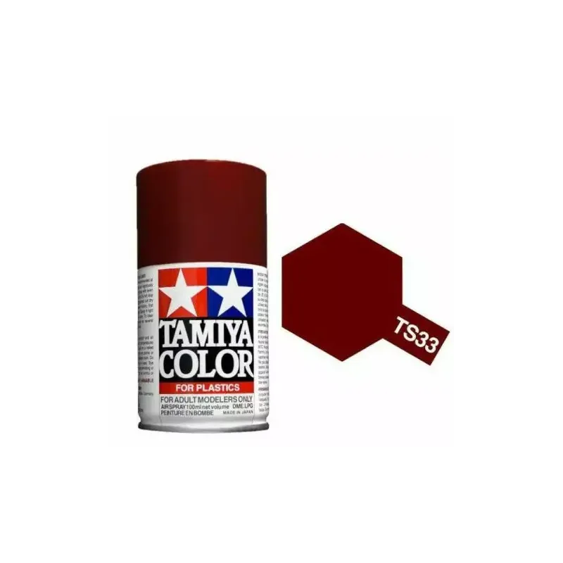 MODELARSKA FARBA W SPRAYU TAMIYA TS-33 DULL RED CZERWONA 100 ML