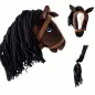 Hobby Horse Koń Na Kiju Ciemny Brąz Dla Dzieci