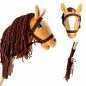 Hobby Horse Koń Na Kiju Jasny Brąz Dla Dzieci