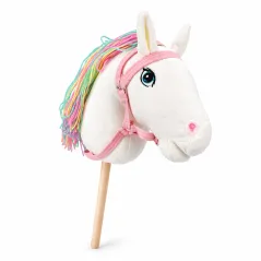 Hobby Horse Koń Na Kiju Biały Dla Dzieci