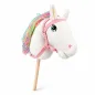 Hobby Horse Koń Na Kiju Biały Dla Dzieci