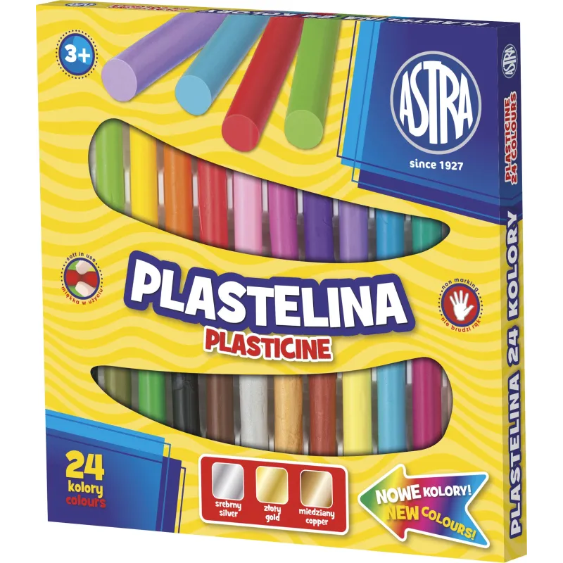 PLASTELINA 24 KOLORY ASTRA - Astra