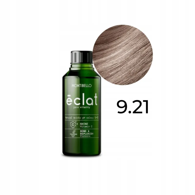 MONTIBELLO ÉCLAT 9.21 DEMIPERMANENTNA FARBA PERŁOWO-POPIELATY BLOND