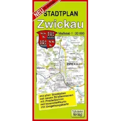 STADTPLAN ZWICKAU UND WERDAU 1
