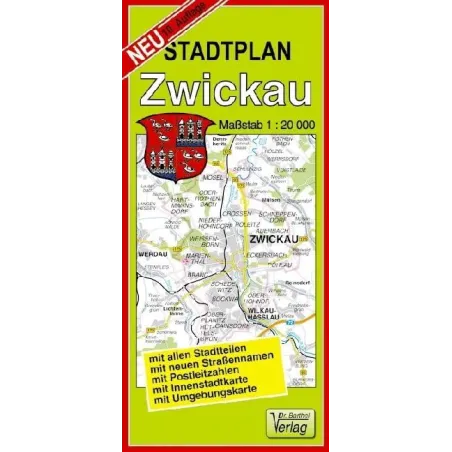 STADTPLAN ZWICKAU UND WERDAU 1