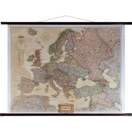 Mapa Ścienna Polityczna Europa Executive 1:8 425 000