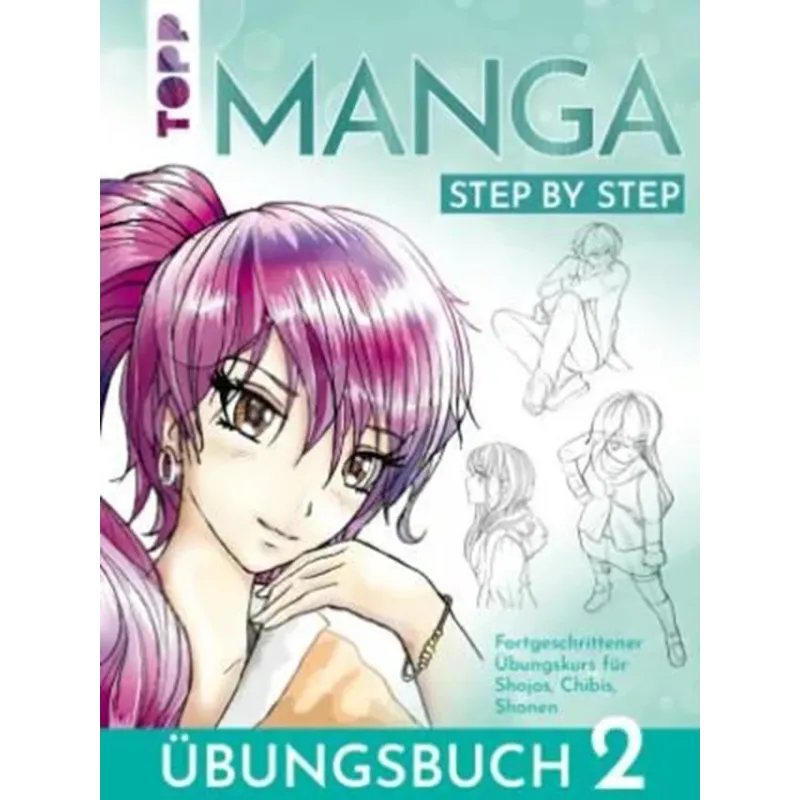 MANGA STEP BY STEP ÜBUNGSBUCH