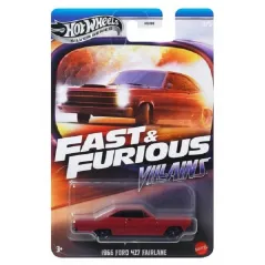 HOT WHEELS FAST & FURIOUS VILLAINS 1966 FORD 427 FAIRLANE 3+