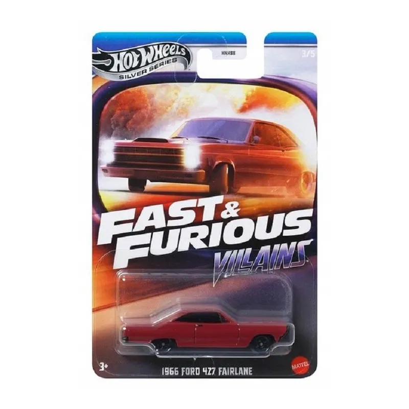 HOT WHEELS FAST & FURIOUS VILLAINS 1966 FORD 427 FAIRLANE 3+