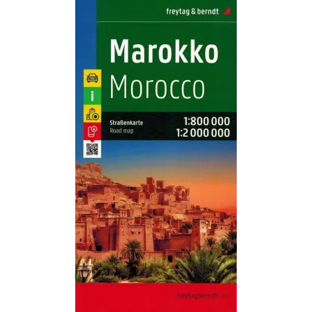 Maroko Mapa 1:800 000