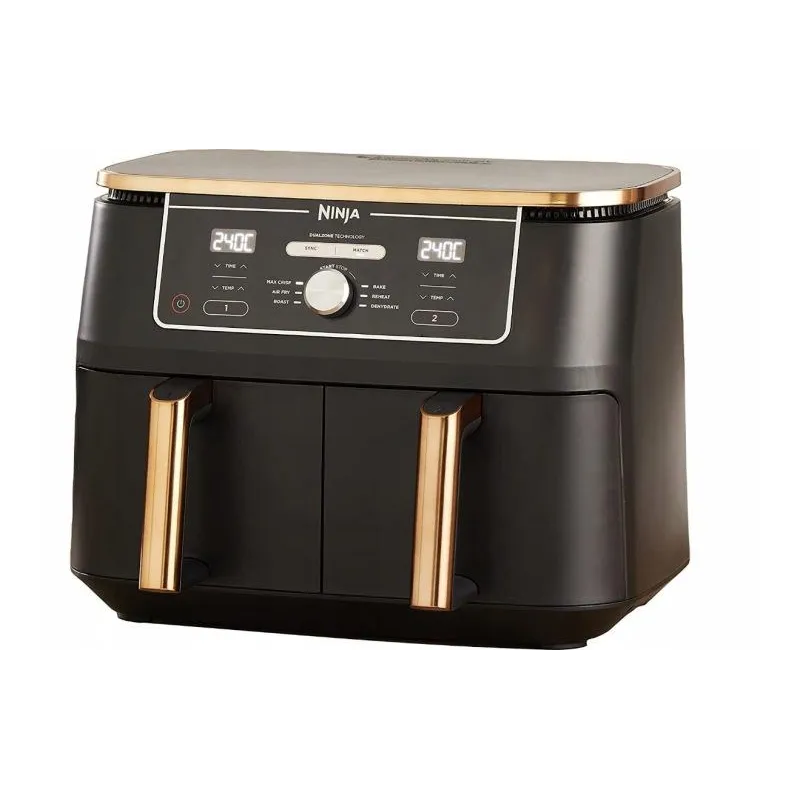 FRYTKOWNICA BEZTŁUSZCZOWA AIR FRYER 9,5L 2 SZUFLADY NINJA FOODI MAX DUAL ZONE AF400EUDBCP FRYTKOWNICA BEZTŁUSZCZOWA AIR FRYER 9,5L 2 SZUFLADY NINJA FOODI MAX DUAL ZONE AF400EUDBCP