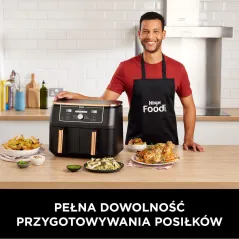 FRYTKOWNICA BEZTŁUSZCZOWA AIR FRYER 9,5L 2 SZUFLADY NINJA FOODI MAX DUAL ZONE AF400EUDBCP