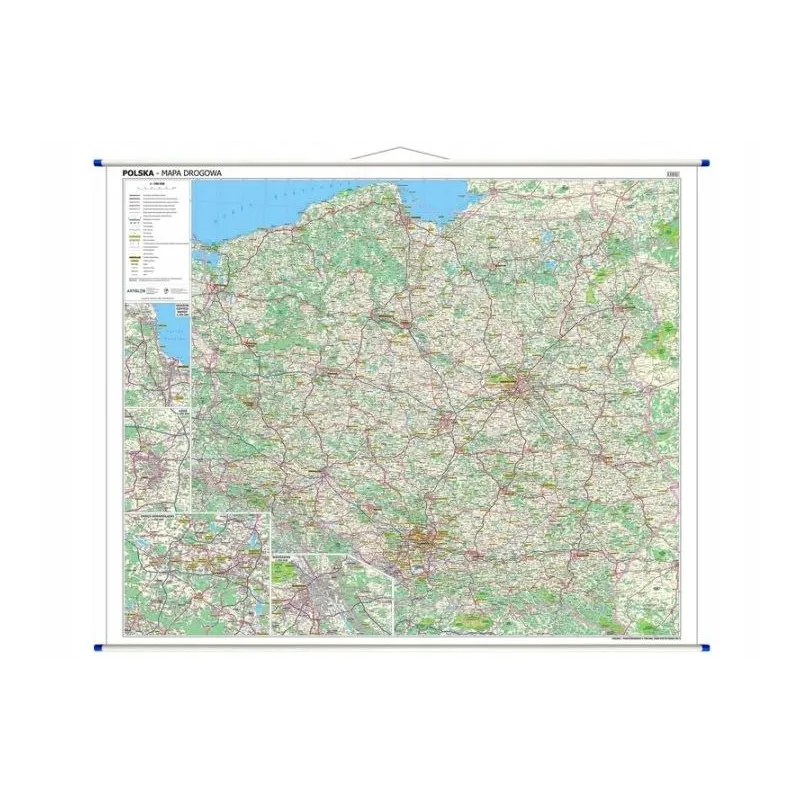 POLSKA MAPA DROGOWA SCIENNA1:700 TYSMERID