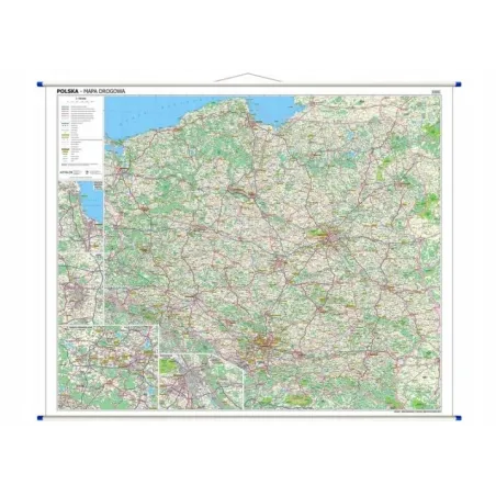 POLSKA MAPA DROGOWA SCIENNA1:700 TYSMERID