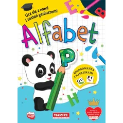 ALFABET. KOLOROWANKA Z NAKLEJKAMI Katarzyna Ratajszczak - Martel