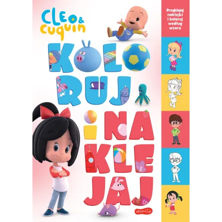 Cleo I Cuquin. Koloruj I Naklejaj