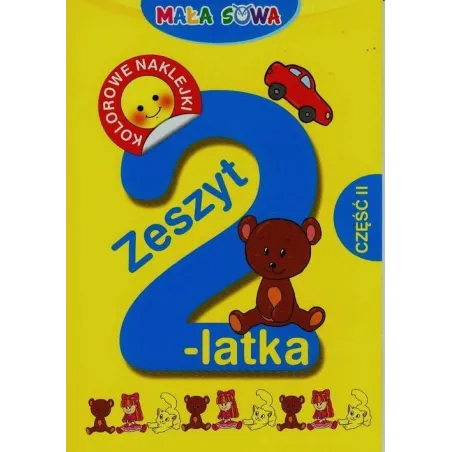 Zeszyt 2-Latka Z Naklejkami 2. Mała Sowa