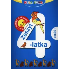 ZESZYT 4-LATKA Z NAKLEJKAMI 1. MAŁA SOWA