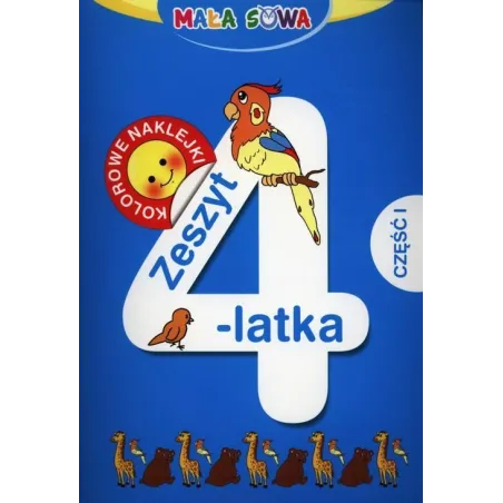 Zeszyt 4-Latka Z Naklejkami 1. Mała Sowa