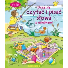 UCZĘ SIĘ CZYTAĆ I PISAĆ SŁOWA Z NALEPKAMI 3-5 LAT - Siedmioróg