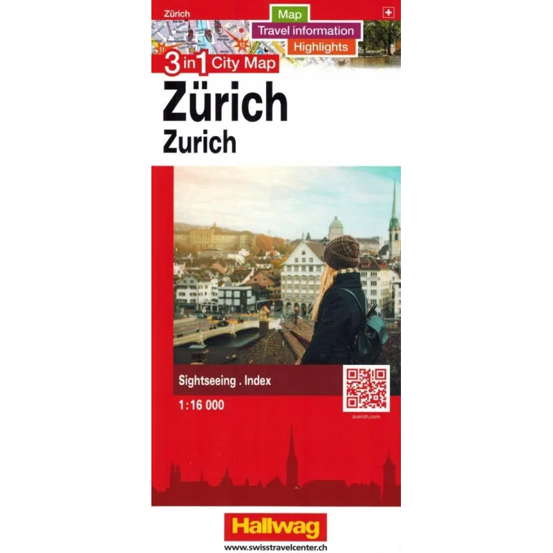 ZÜRICH STADTPLAN 1:16 000