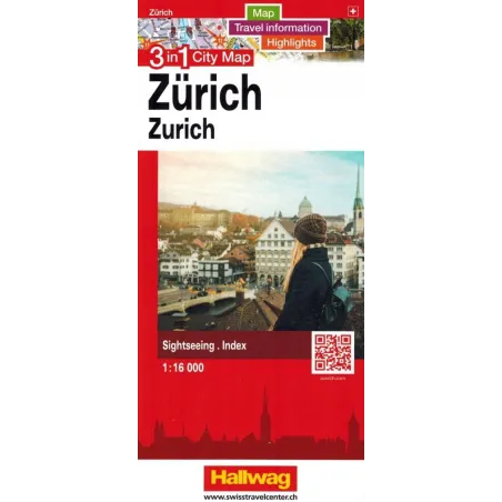 Zürich Stadtplan 1:16 000