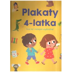 PLAKATY 4-LATKA UCZĘ SIĘ I ROZWIJAM WYOBRAŹNIĘ! - Olesiejuk