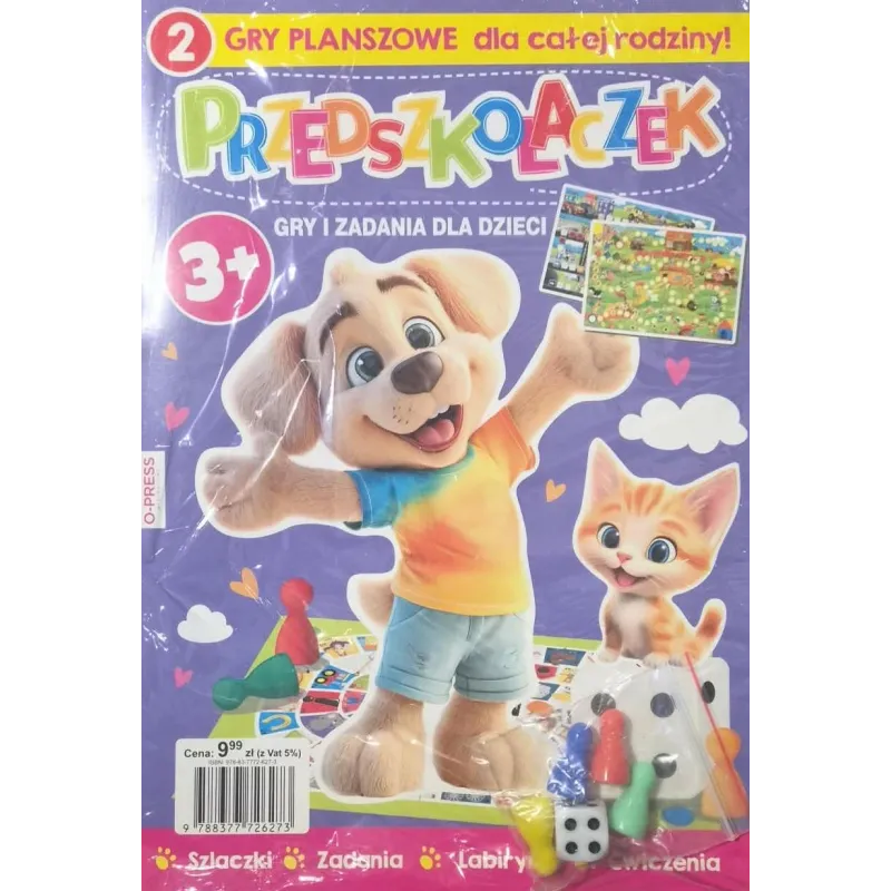 PRZEDSZKOLACZEK. GRY I ZADANIA DLA DZIECI 3+