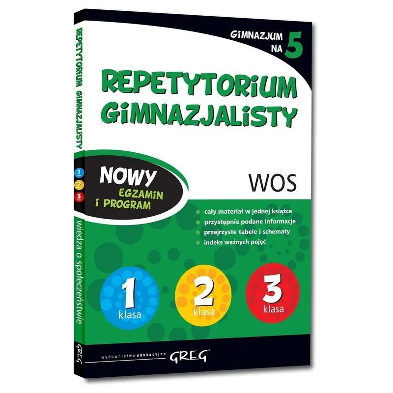 WIEDZA O SPOŁECZEŃSTWIE REPETYTORIUM GIMNAZJALISTY Magdalena Kunysz - Greg