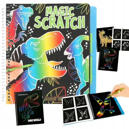 Zestaw Kreatywny Magic Scratch Dino World