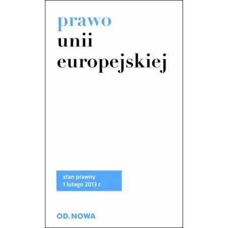 PRAWO UNII EUROPEJSKIEJ