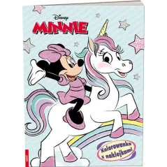 DISNEY MINNIE KOLOROWANKA Z NAKLEJKAMI 
