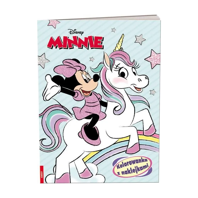 DISNEY MINNIE KOLOROWANKA Z NAKLEJKAMI 