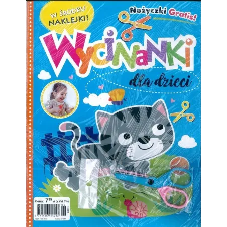 Wycinanki Dla Dzieci Z Naklejkami + Nożyczki
