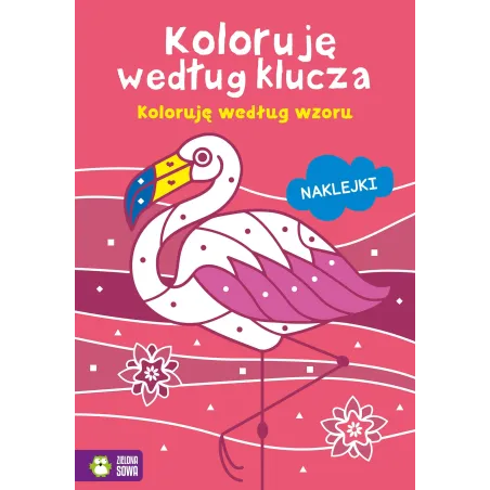 Koloruję Według Wzoru. Koloruję Według Klucza. Kolorowanka Z Naklejkami