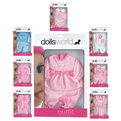 UBRANKA DLA LALKI DO 46 CM DOLLS WORLD 18M+ - Dolls World